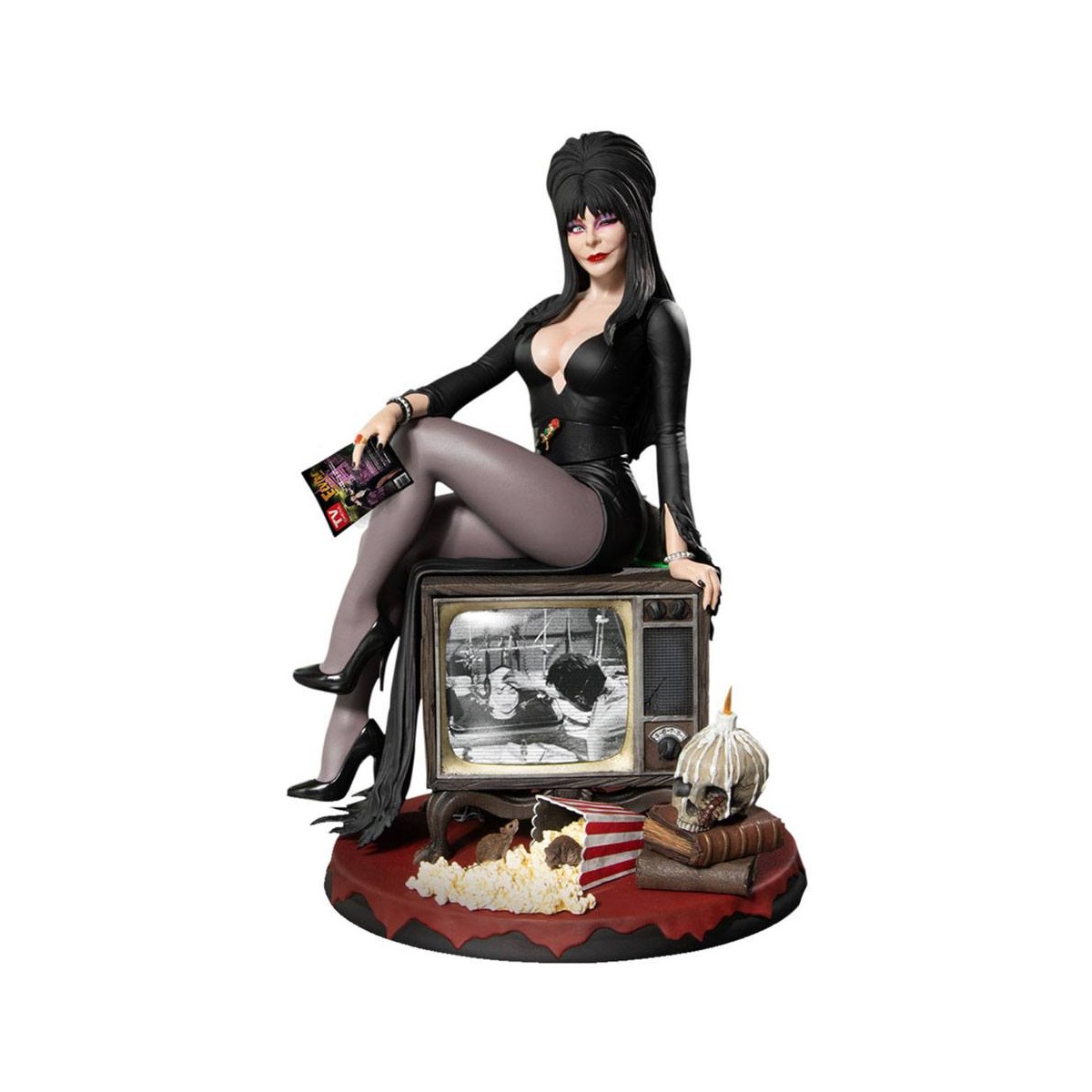 Mezco - Static 6 - Statua 1/6 di Elvira, padrona delle tenebre