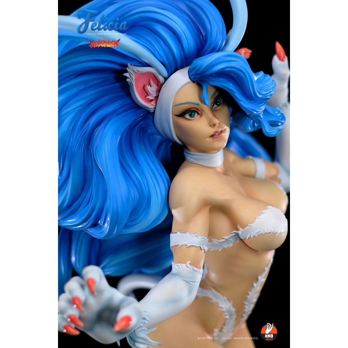 HMO Girls - Felicia 1/4 versione bianca Darkstalkers - Oggetto fatto a mano