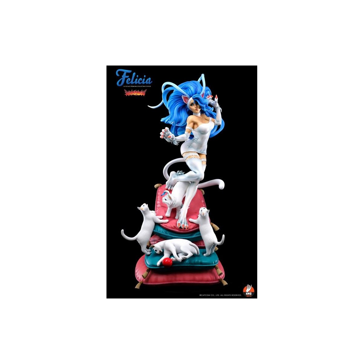 HMO Girls - Felicia 1/4 versione bianca Darkstalkers - Oggetto fatto a mano