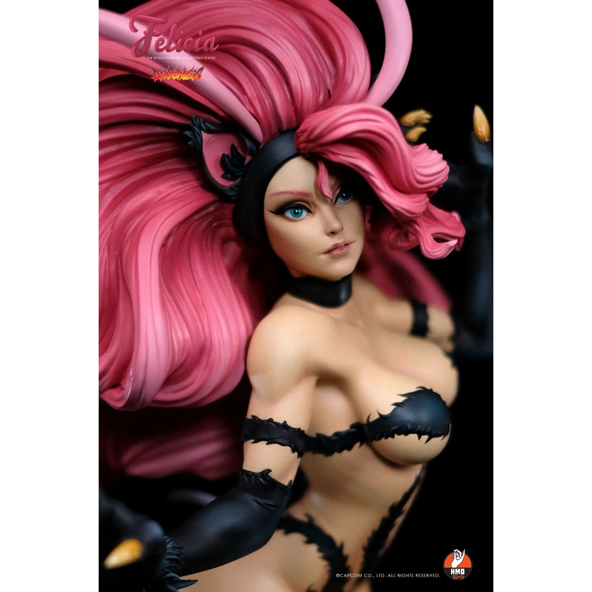 HMO Girls - Felicia 1/4 versione nera Darkstalkers - Oggetto fatto a mano