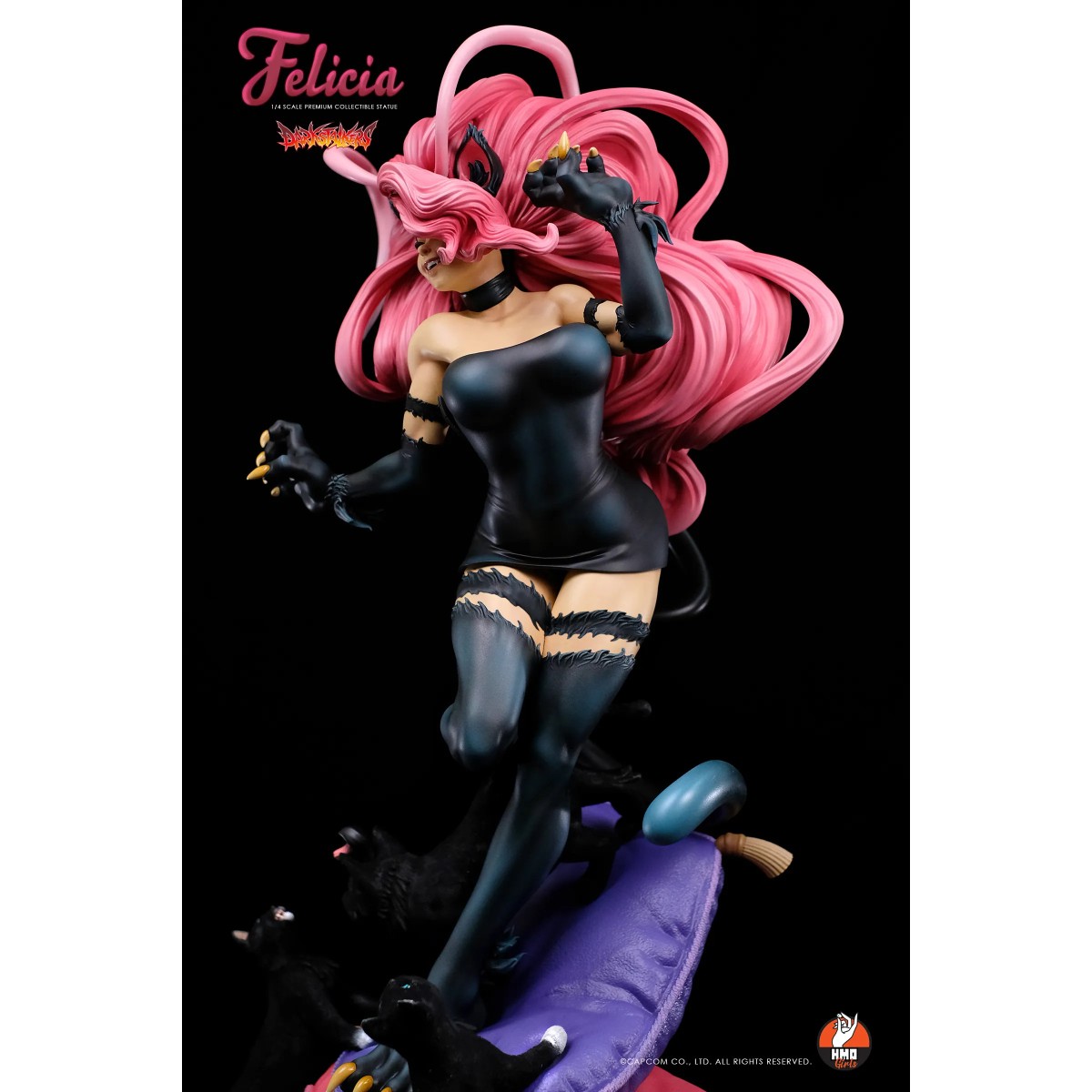 HMO Girls - Felicia 1/4 versione nera Darkstalkers - Oggetto fatto a mano