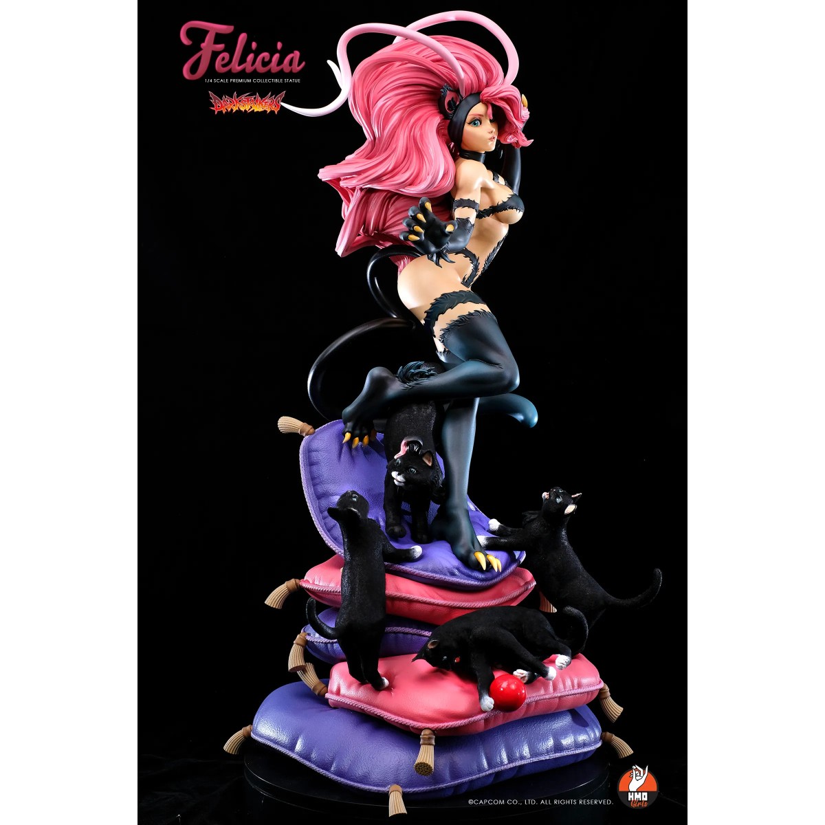 HMO Girls - Felicia 1/4 versione nera Darkstalkers - Oggetto fatto a mano