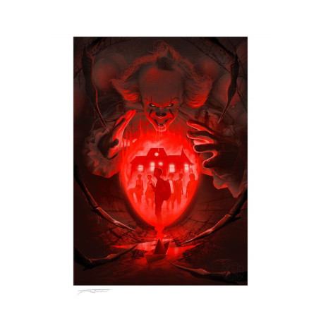 Stampa cinematografica Sideshow - Art Print IT 2 Pennywise - You'll Float Too 46 x 61 cm - senza cornice
