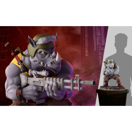 Premium Collectibles Studio PCS - Statua 1/4 di Rocksteady - Teenage Mutant Ninja Turtles TMNT