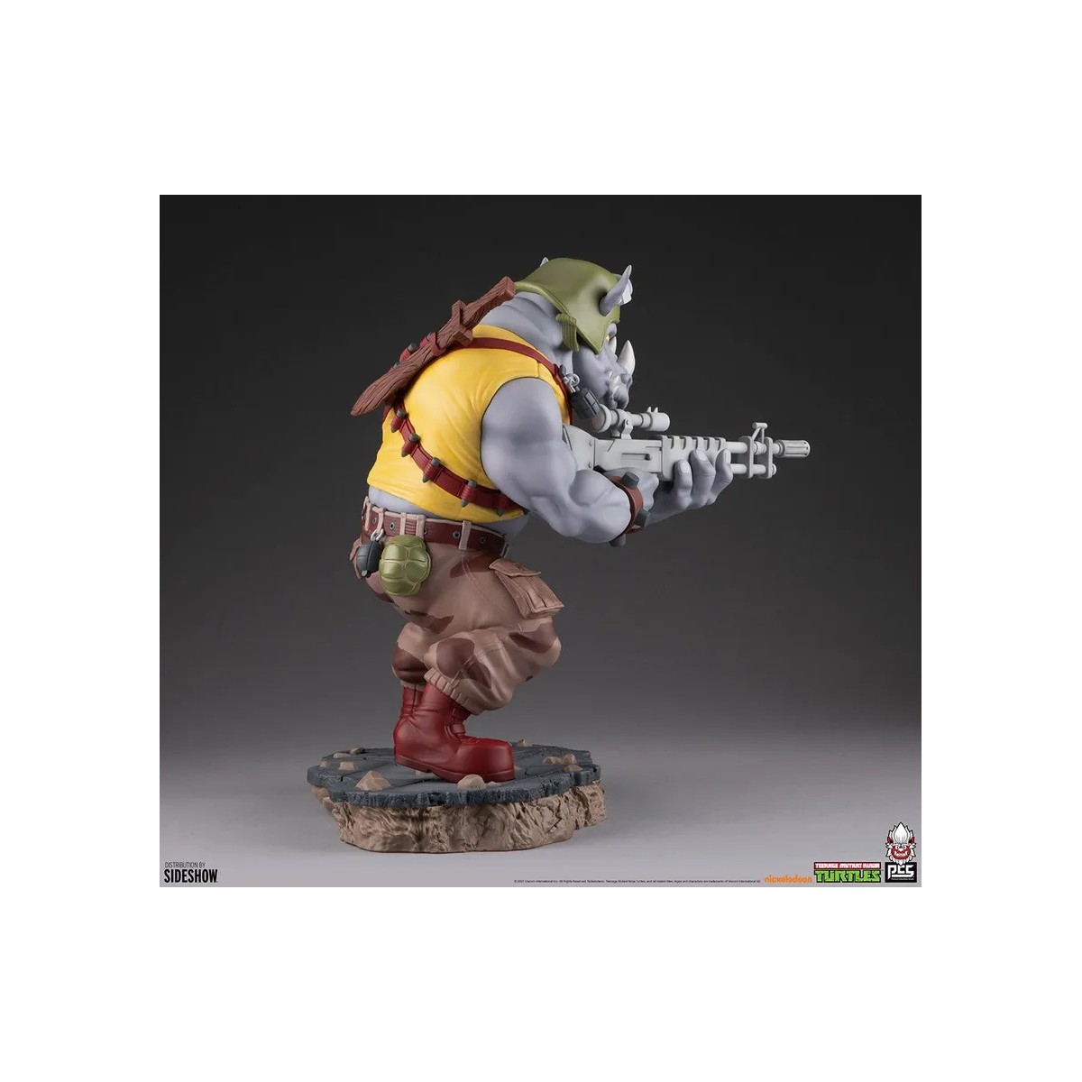 Premium Collectibles Studio PCS - Statua 1/4 di Rocksteady - Teenage Mutant Ninja Turtles TMNT
