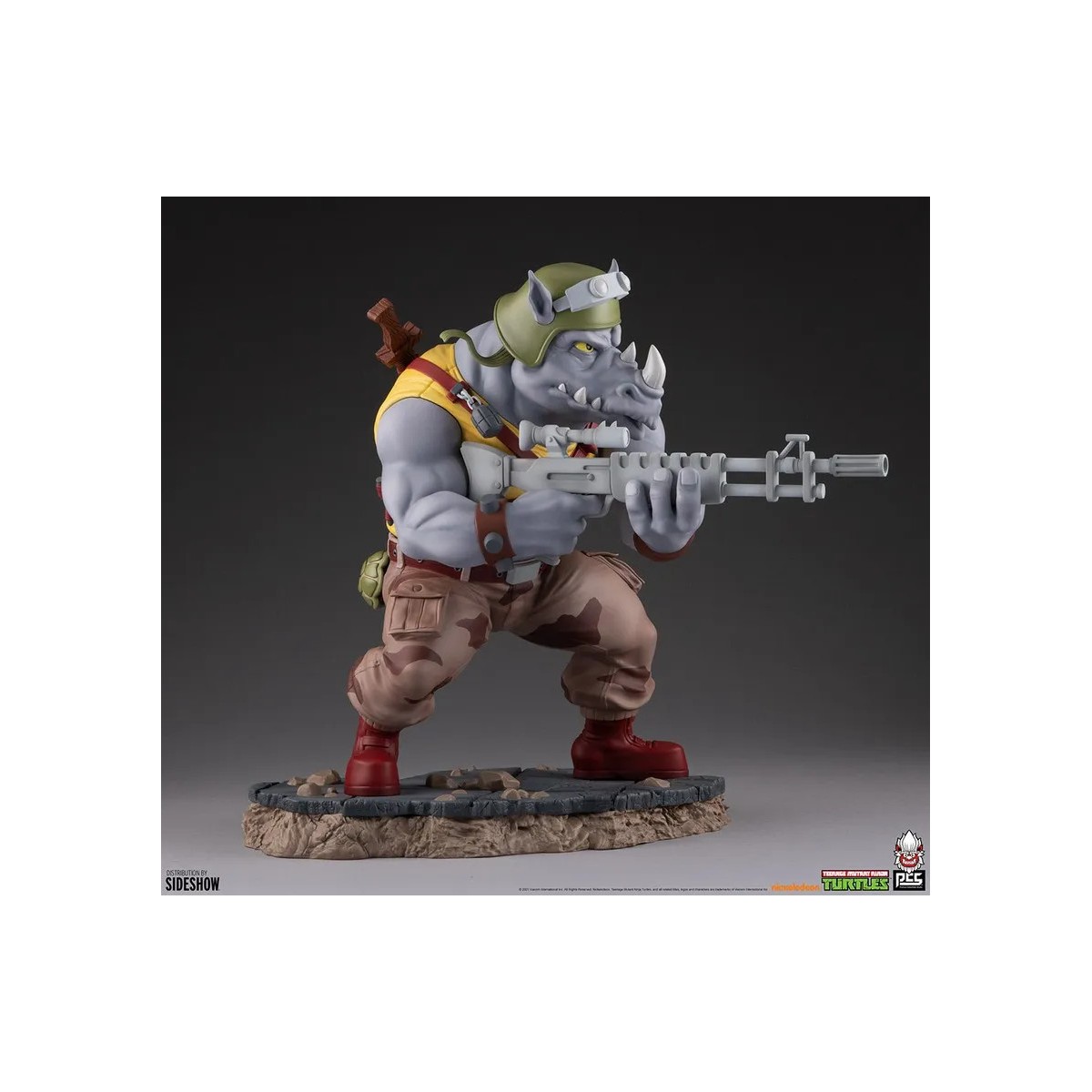 Premium Collectibles Studio PCS - Statua 1/4 di Rocksteady - Teenage Mutant Ninja Turtles TMNT