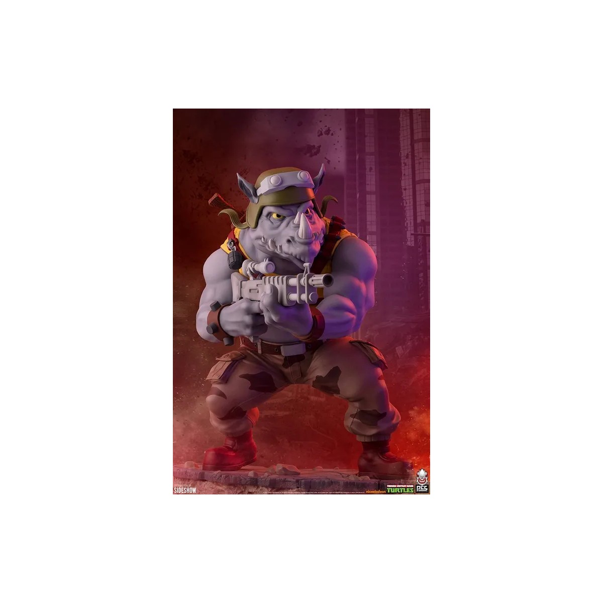 Premium Collectibles Studio PCS - Statua 1/4 di Rocksteady - Teenage Mutant Ninja Turtles TMNT