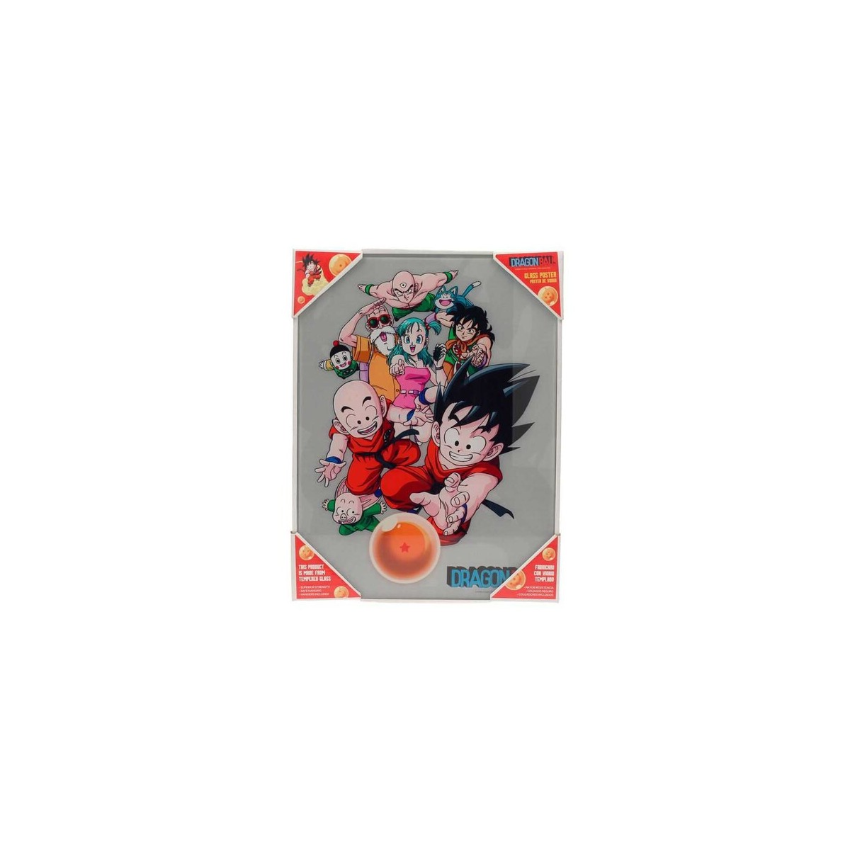 SD Toys - Poster in vetro di Dragonball "Personaggi