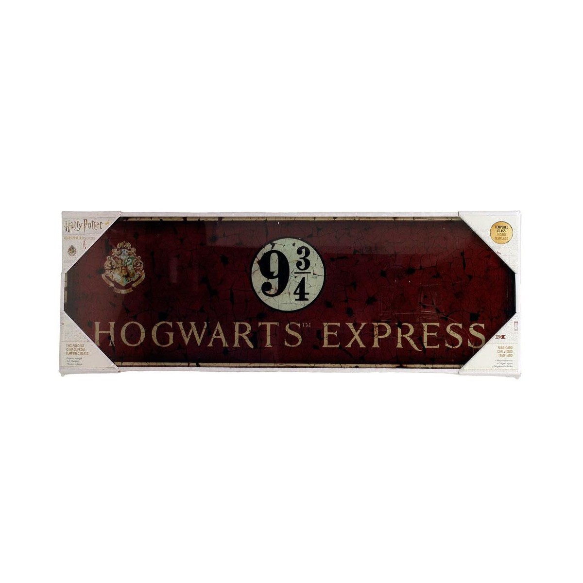 SD Toys - Poster in vetro di Harry Potter "Hogwarts Express
