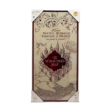 SD Toys - Poster in vetro di Harry Potter "Mappa dei Predoni