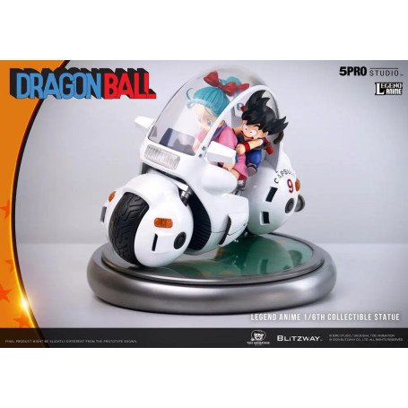 Blitzway X 5Pro Studio - Statua di bicicletta 1/6 della capsula n.9 di Dragon Ball Bulma