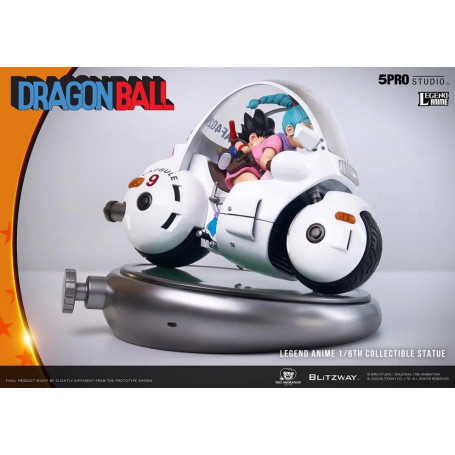 Blitzway X 5Pro Studio - Statua di bicicletta 1/6 della capsula n.9 di Dragon Ball Bulma