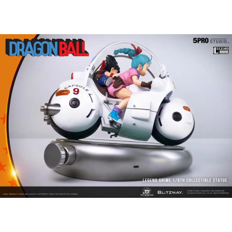 Blitzway X 5Pro Studio - Statua di bicicletta 1/6 della capsula n.9 di Dragon Ball Bulma