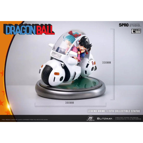 Blitzway X 5Pro Studio - Statua di bicicletta 1/6 della capsula n.9 di Dragon Ball Bulma