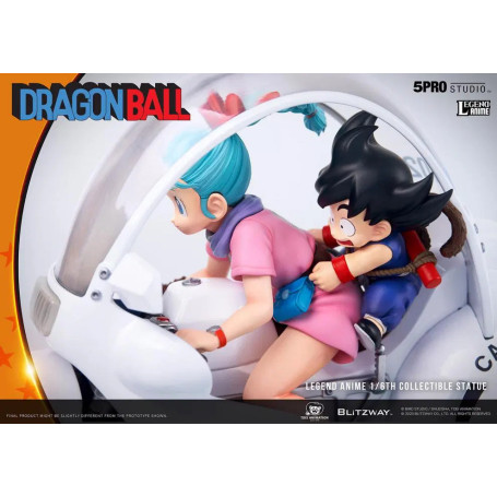 Blitzway X 5Pro Studio - Statua di bicicletta 1/6 della capsula n.9 di Dragon Ball Bulma