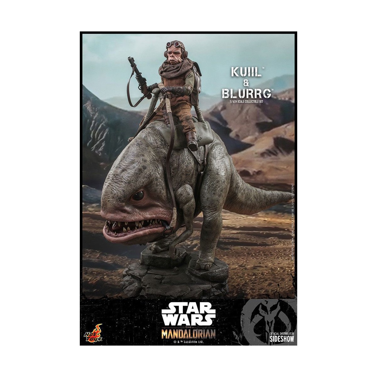 Hot Toys Star Wars - Kuiil e Blurrg - Il Mandaloriano
