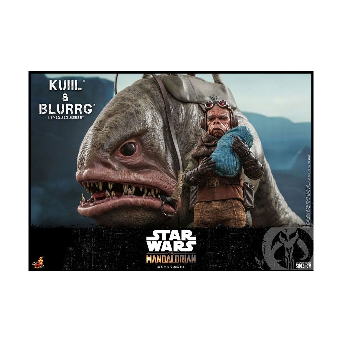 Hot Toys Star Wars - Kuiil e Blurrg - Il Mandaloriano