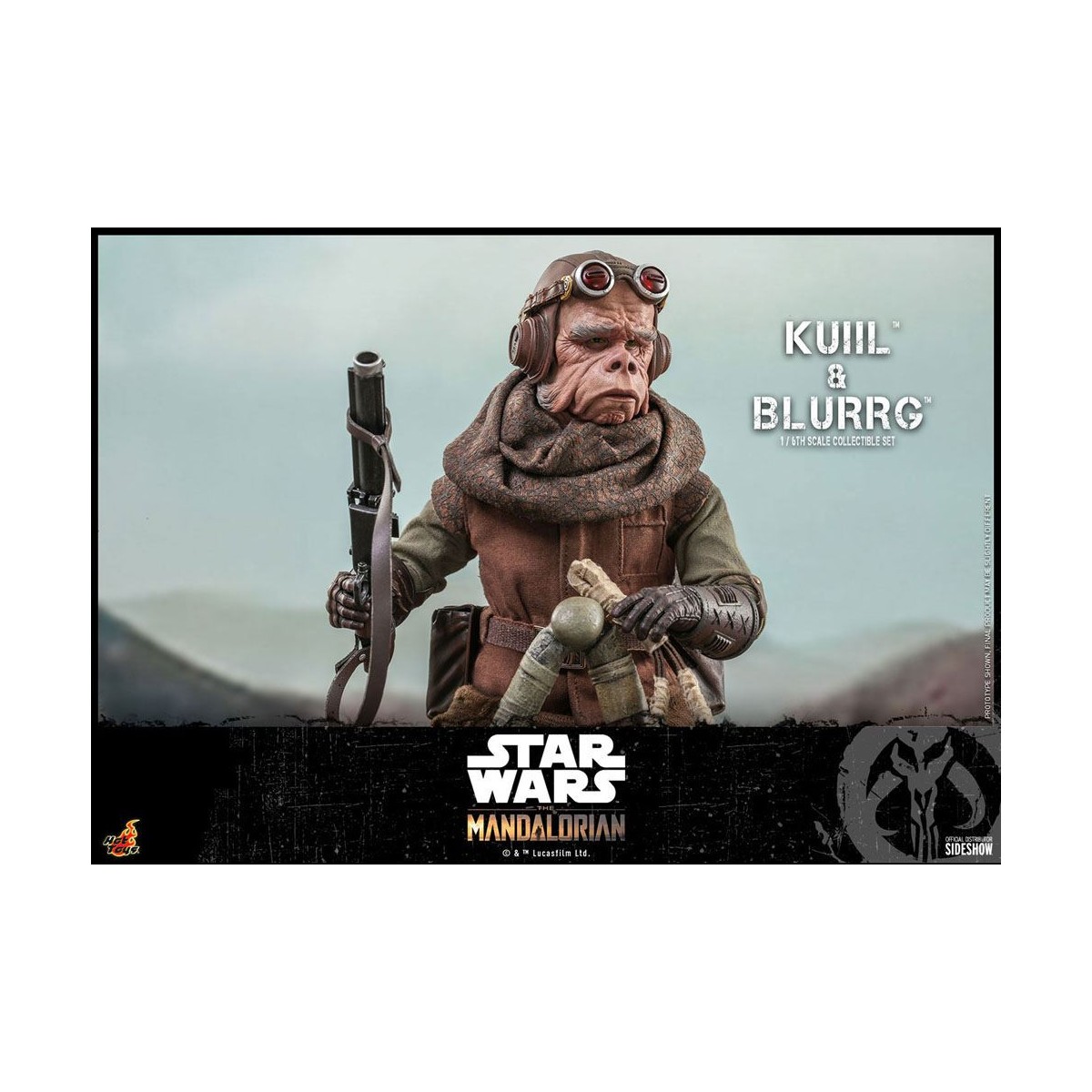 Hot Toys Star Wars - Kuiil e Blurrg - Il Mandaloriano