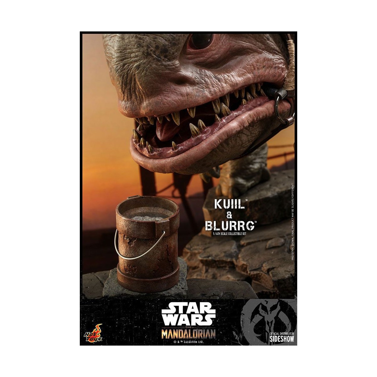 Hot Toys Star Wars - Kuiil e Blurrg - Il Mandaloriano