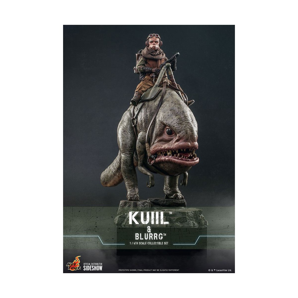 Hot Toys Star Wars - Kuiil e Blurrg - Il Mandaloriano