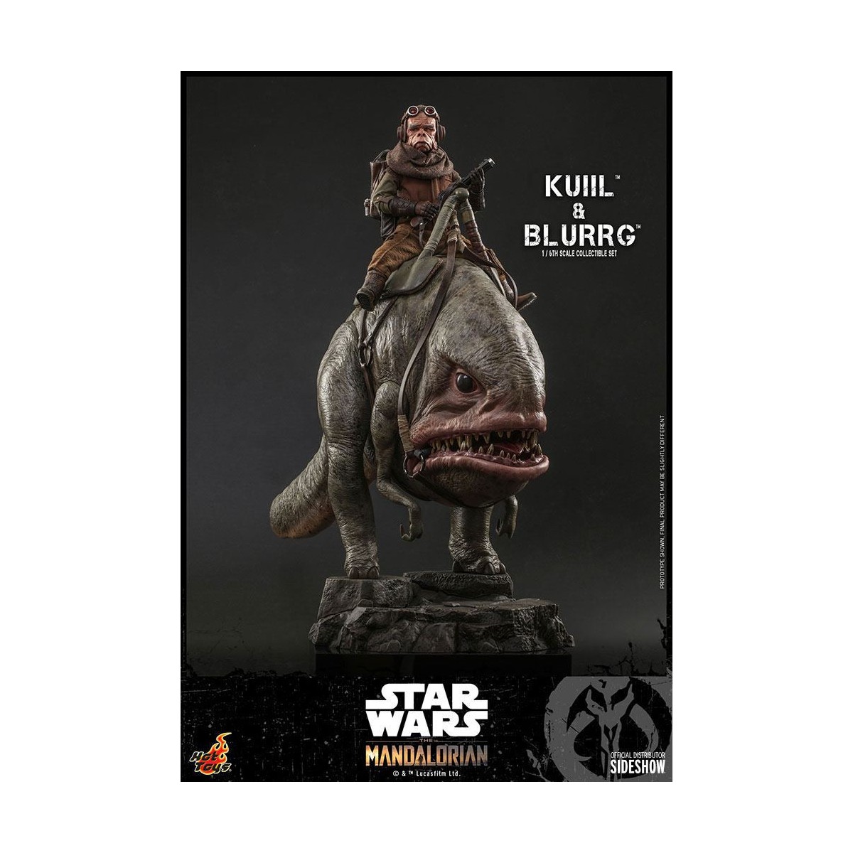 Hot Toys Star Wars - Kuiil e Blurrg - Il Mandaloriano