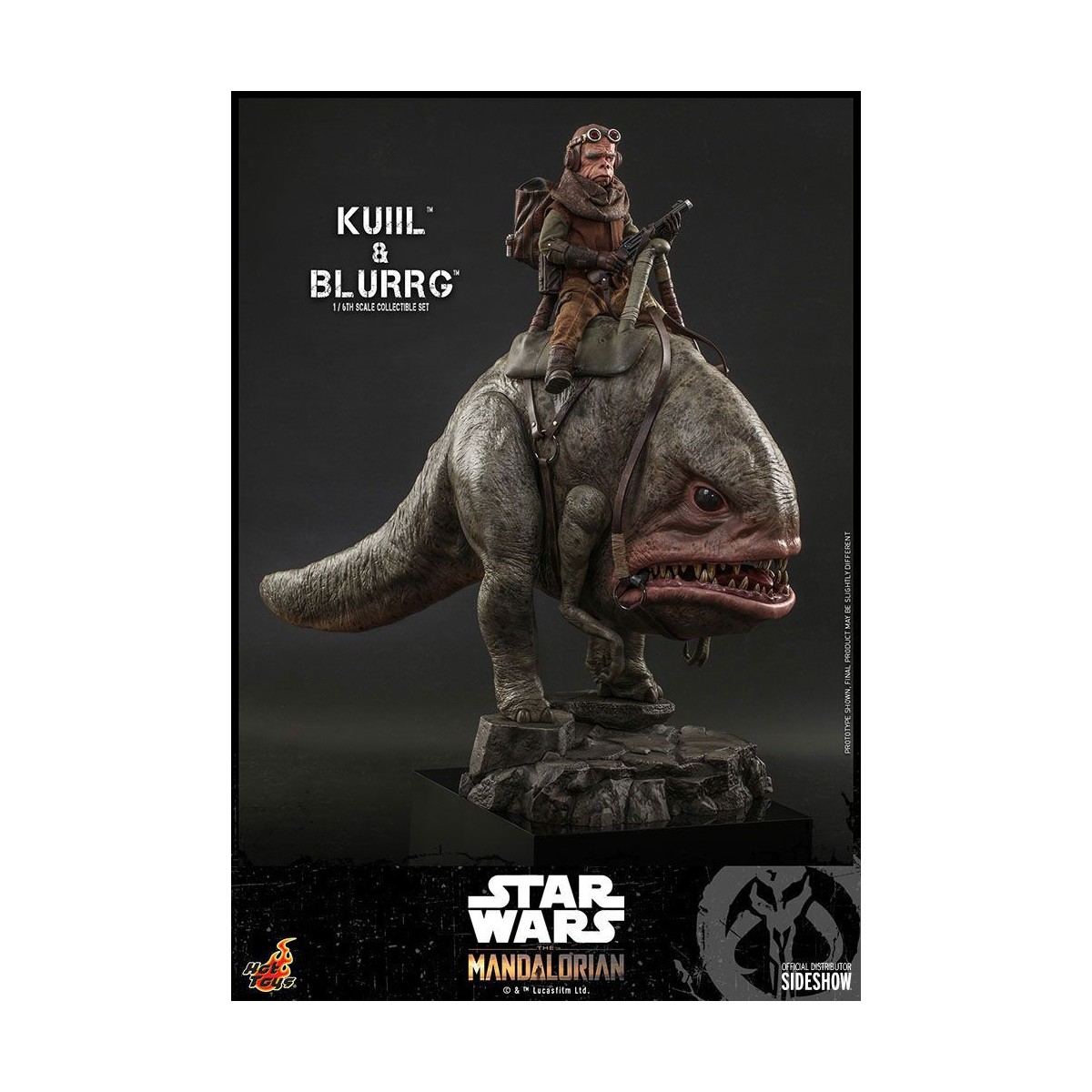 Hot Toys Star Wars - Kuiil e Blurrg - Il Mandaloriano