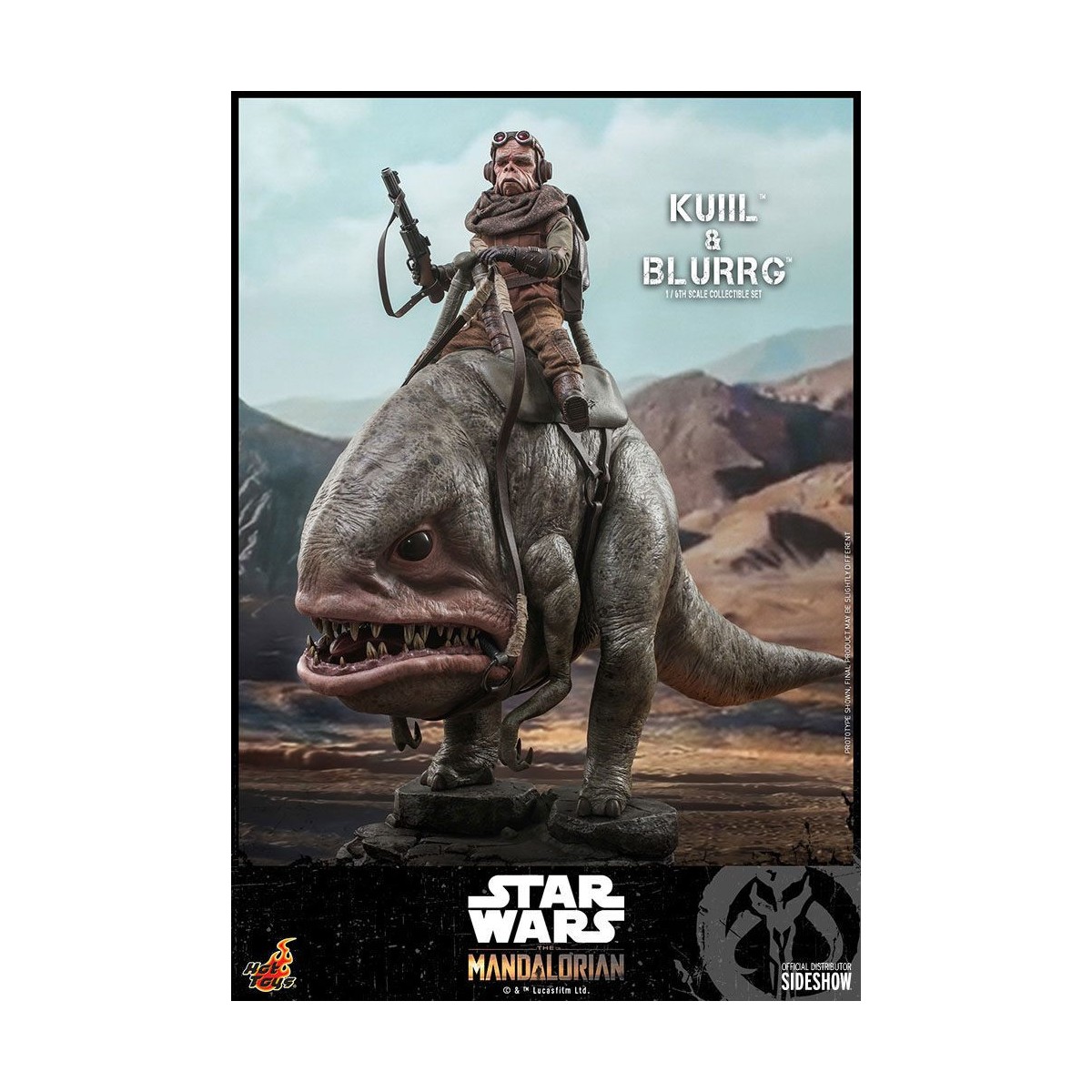 Hot Toys Star Wars - Kuiil e Blurrg - Il Mandaloriano
