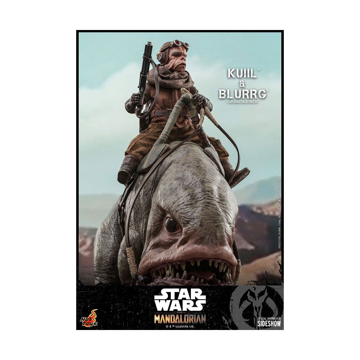 Hot Toys Star Wars - Kuiil e Blurrg - Il Mandaloriano