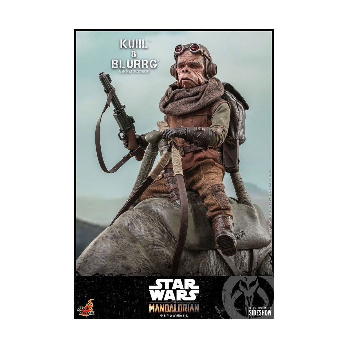 Hot Toys Star Wars - Kuiil e Blurrg - Il Mandaloriano