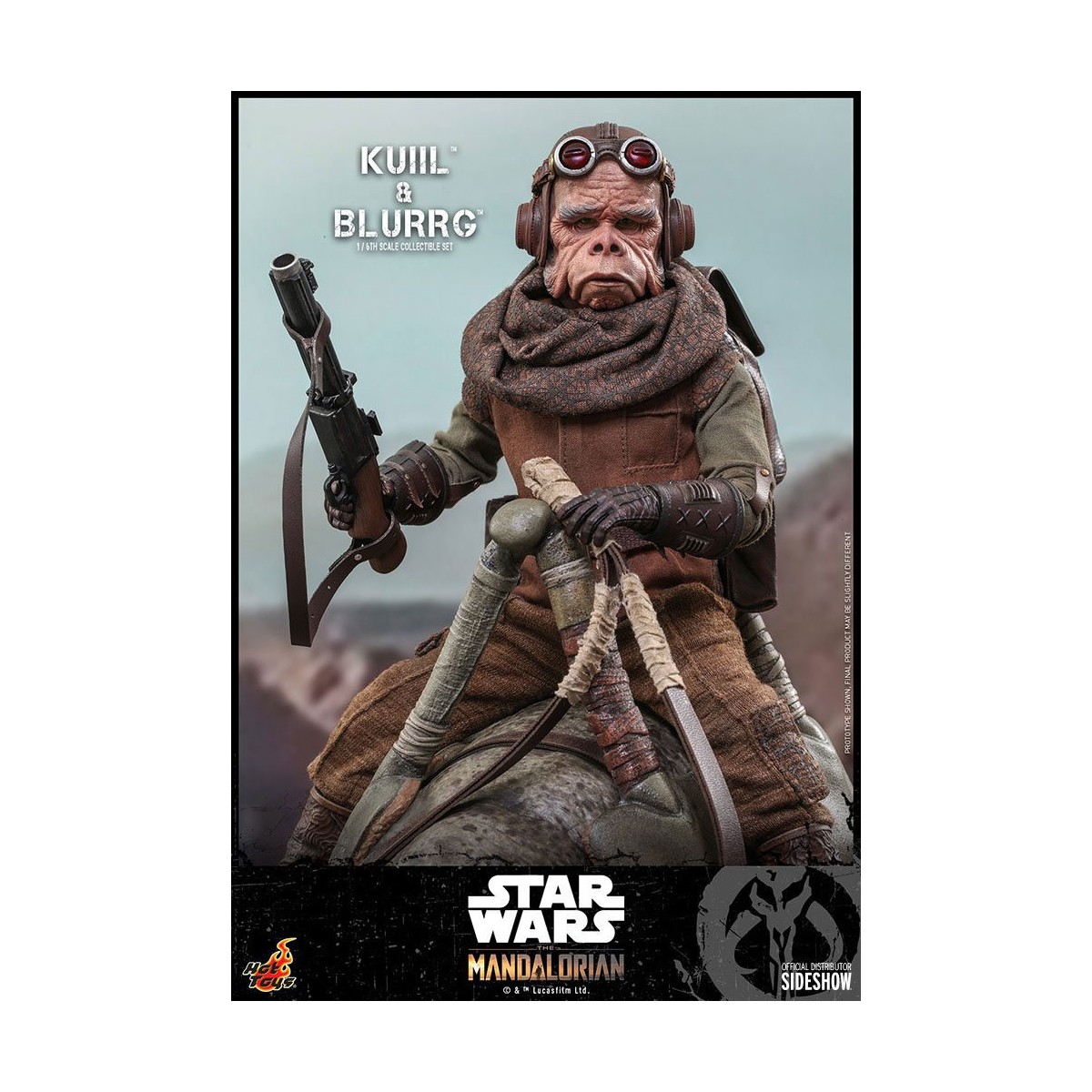 Hot Toys Star Wars - Kuiil e Blurrg - Il Mandaloriano