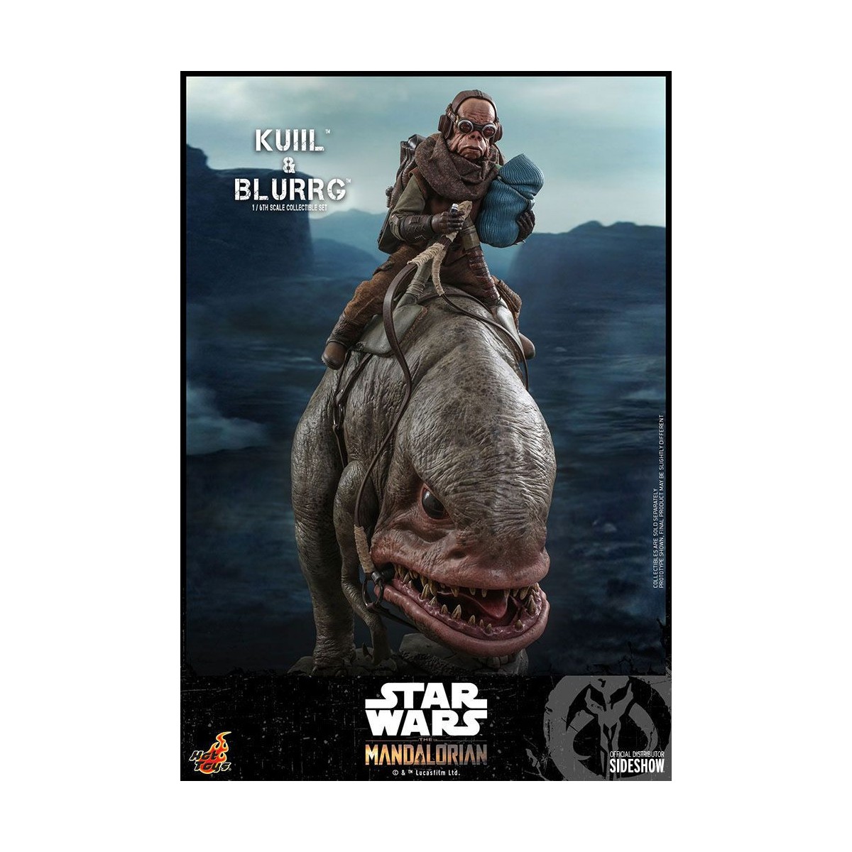 Hot Toys Star Wars - Kuiil e Blurrg - Il Mandaloriano