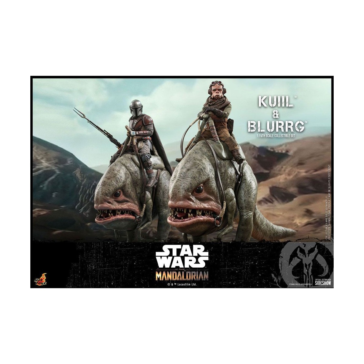 Hot Toys Star Wars - Kuiil e Blurrg - Il Mandaloriano