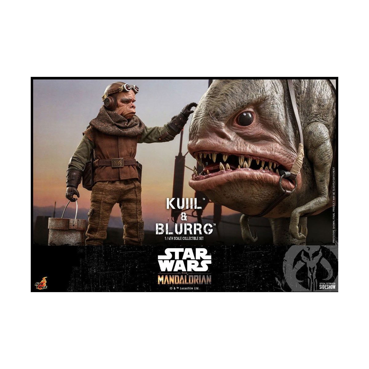 Hot Toys Star Wars - Kuiil e Blurrg - Il Mandaloriano