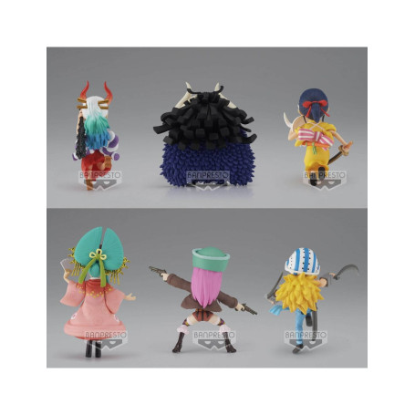 Banpresto One Piece - WCF I Grandi Pirati 100 Paesaggi Vol. 8 - Set di 6 figure