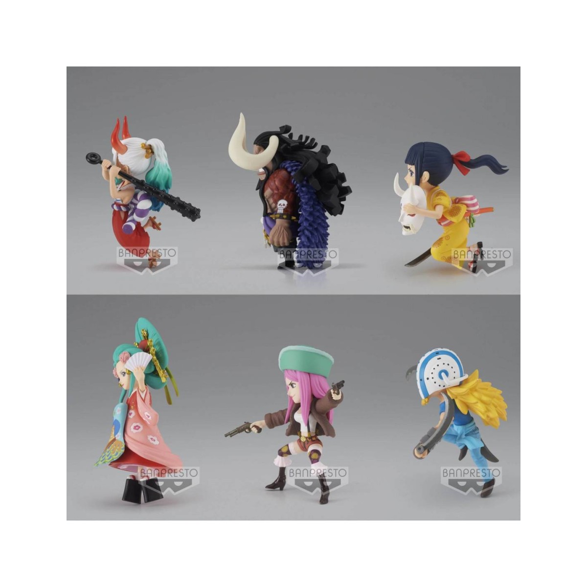 Banpresto One Piece - WCF I Grandi Pirati 100 Paesaggi Vol. 8 - Set di 6 figure