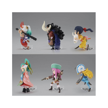 Banpresto One Piece - WCF I Grandi Pirati 100 Paesaggi Vol. 8 - Set di 6 figure