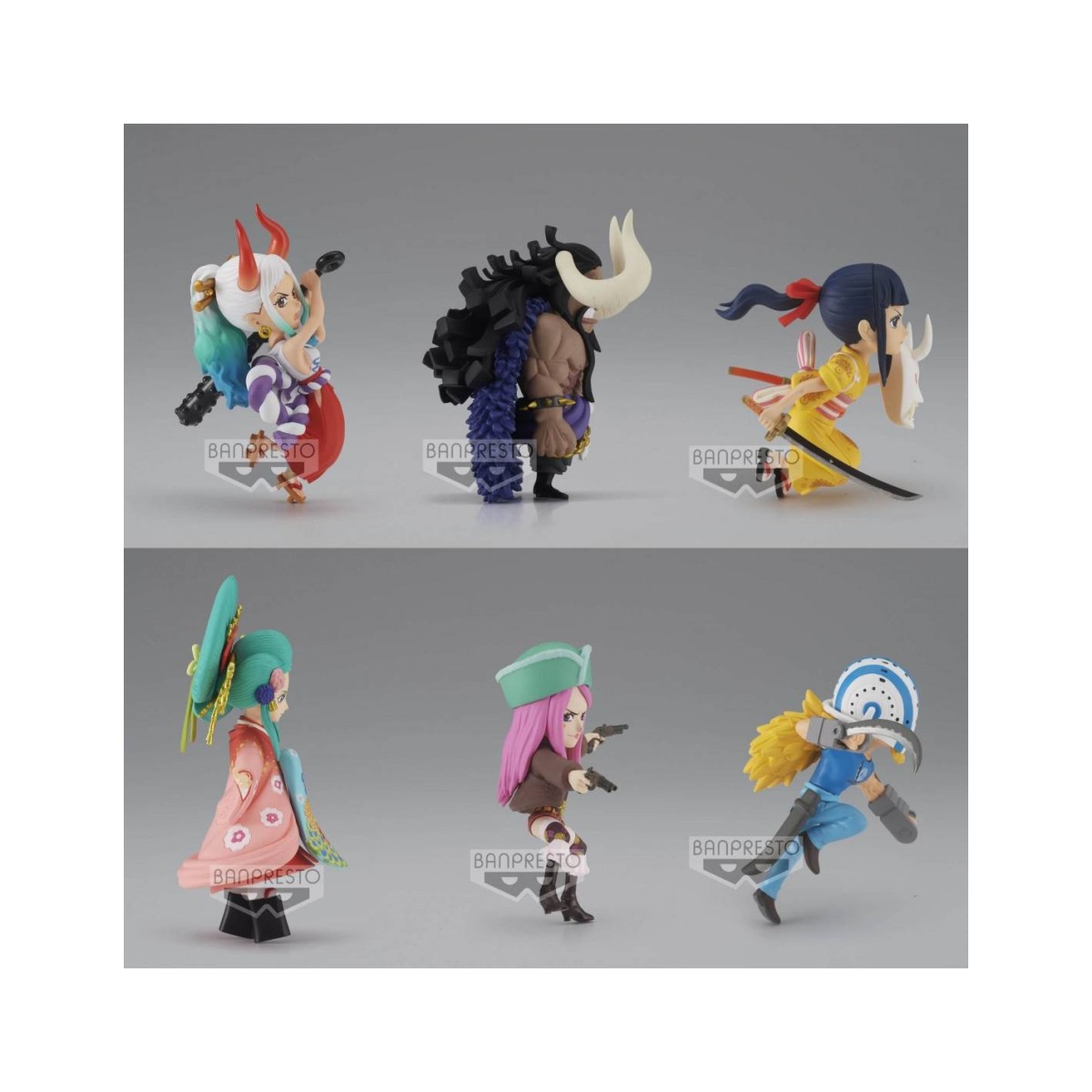Banpresto One Piece - WCF I Grandi Pirati 100 Paesaggi Vol. 8 - Set di 6 figure
