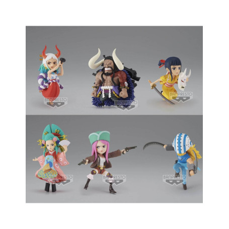 Banpresto One Piece - WCF I Grandi Pirati 100 Paesaggi Vol. 8 - Set di 6 figure