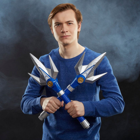 Hasbro - BLUE RANGER POWER LANCER 1:1 - Mighty Morphin Power Rangers Collezione Lampo