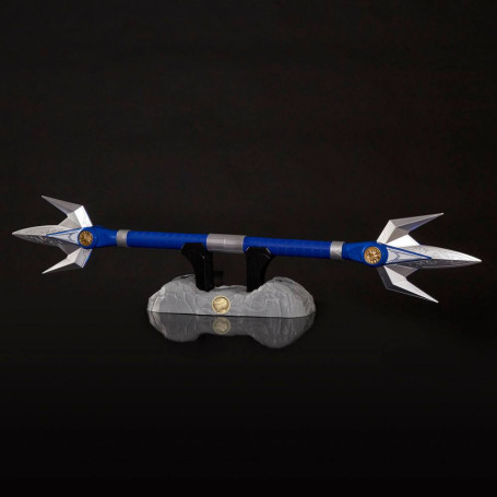 Hasbro - BLUE RANGER POWER LANCER 1:1 - Mighty Morphin Power Rangers Collezione Lampo