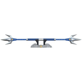 Hasbro - BLUE RANGER POWER LANCER 1:1 - Mighty Morphin Power Rangers Collezione Lampo