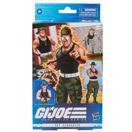 Hasbro G.I.JOE Serie Classificata - Sgt. Slaughter Esclusiva SDCC 2022