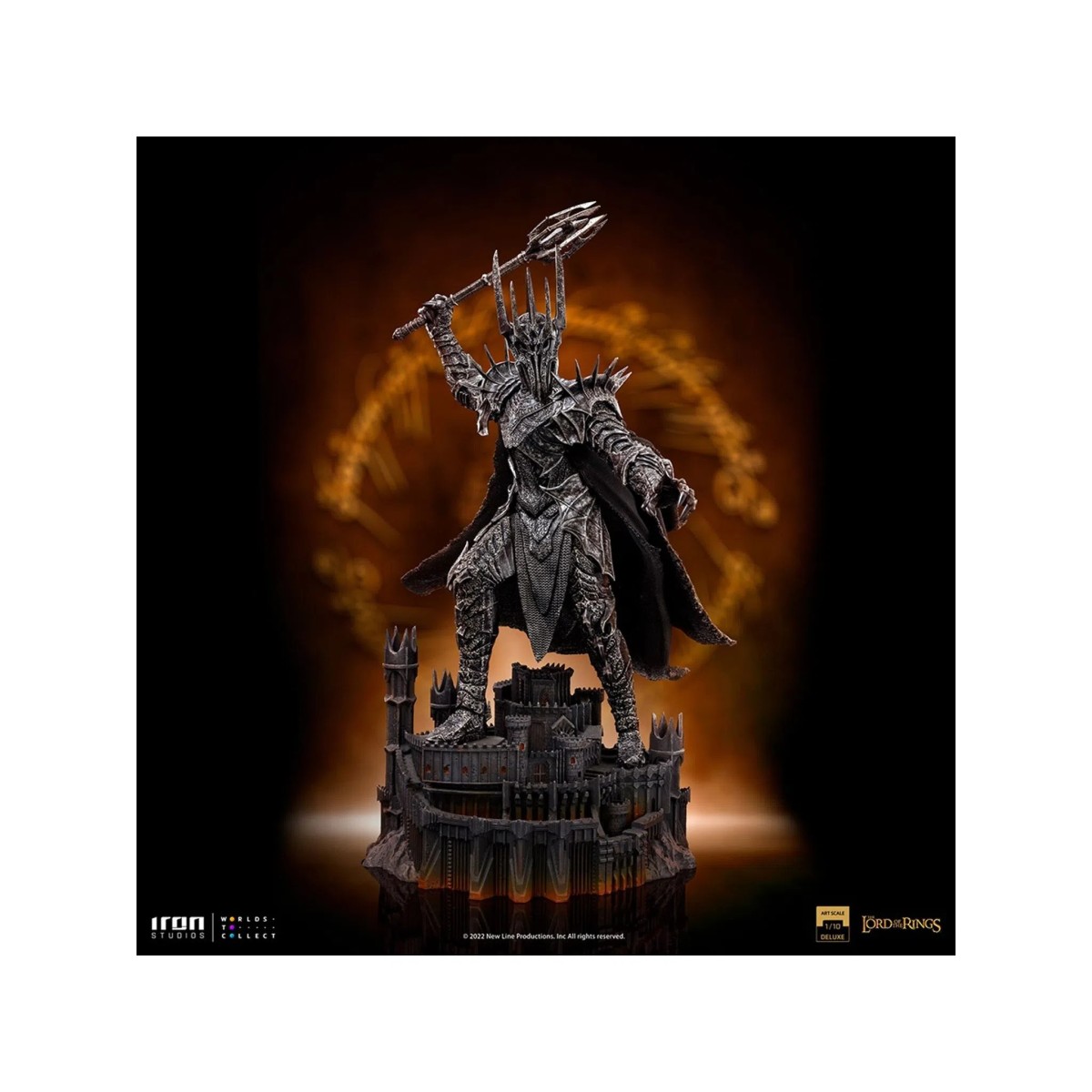 IRON STUDIOS - SAURON - Deluxe Art Scala 1/10 - Il Signore degli Anelli