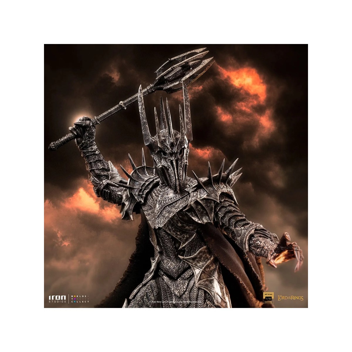 IRON STUDIOS - SAURON - Deluxe Art Scala 1/10 - Il Signore degli Anelli