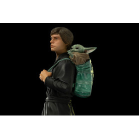 IRON STUDIOS - Luke Skywalker e Grogu Training 1:10 BDS Art Scale 1/10 - Star Wars Il Libro di Boba Fett