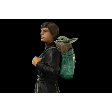 IRON STUDIOS - Luke Skywalker e Grogu Training 1:10 BDS Art Scale 1/10 - Star Wars Il Libro di Boba Fett