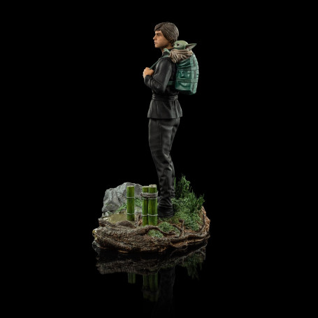 IRON STUDIOS - Luke Skywalker e Grogu Training 1:10 BDS Art Scale 1/10 - Star Wars Il Libro di Boba Fett