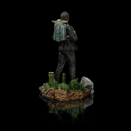 IRON STUDIOS - Luke Skywalker e Grogu Training 1:10 BDS Art Scale 1/10 - Star Wars Il Libro di Boba Fett