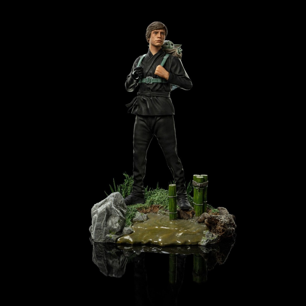 IRON STUDIOS - Luke Skywalker e Grogu Training 1:10 BDS Art Scale 1/10 - Star Wars Il Libro di Boba Fett