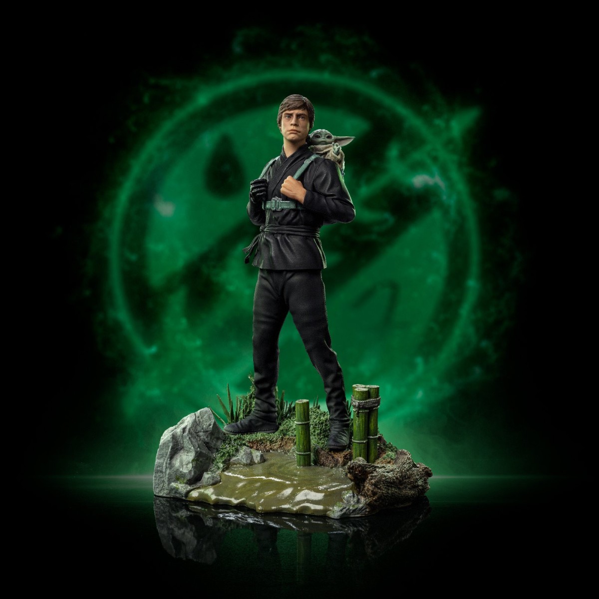 IRON STUDIOS - Luke Skywalker e Grogu Training 1:10 BDS Art Scale 1/10 - Star Wars Il Libro di Boba Fett